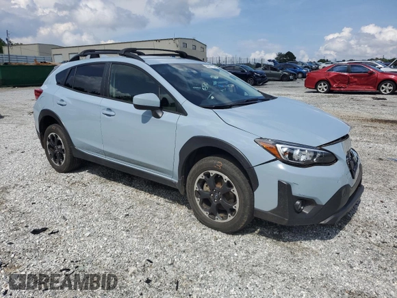2021 Subaru Crosstrek Premium with VIN JF2GTAPC6MH671077, listed as a Copart auction lot 60697155 with 39,473 mi miles and Salvage title. Bid and sale history available at DreamBid. Image 4.