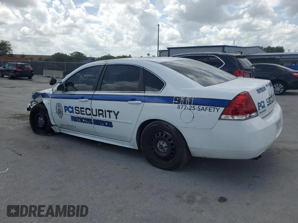 2012 Chevrolet Impala Police Police z VIN 2G1WD5E39C1322930, wystawiony jako Copart lot #55292425 z przebiegiem 138 272 mil mil oraz Nie do naprawy • Non repairable. Historia ofert i sprzedaży dostępna na DreamBid. Obrazek 2.