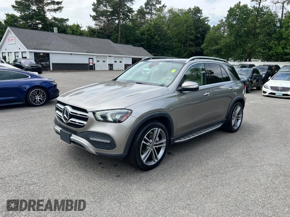 2020 Mercedes-Benz GLE 350 z VIN 4JGFB4KB4LA059072, wystawiony jako Copart lot #63711545 z przebiegiem 118 981 mil mil oraz Czysty tytuł • Clean title. Historia ofert i sprzedaży dostępna na DreamBid. Obrazek 1.