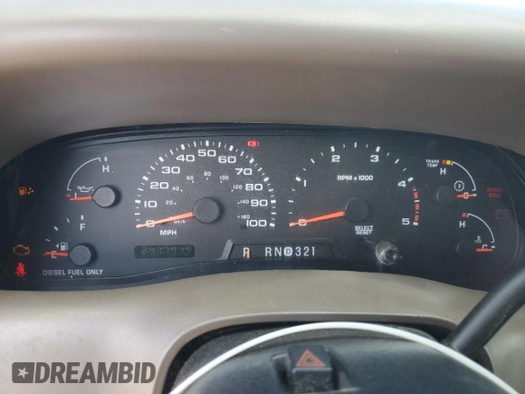 2004 Ford F-250 XL with VIN 1FTNW21P14EC27315, listed as a Copart auction lot 55226165 with 247,791 mi miles and Salvage title. Bid and sale history available at DreamBid. Image 9.