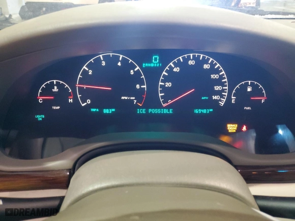 2001 Cadillac Seville Luxury SLS w/Monochrome Pkg with VIN 1G6KS54Y91U243125, listed as a Copart auction lot 45947755 with 169,483 mi miles and Non Repairable. Bid and sale history available at carsss.com. Image 9.