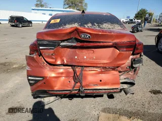 2019 Kia Forte EX with VIN 3KPF54AD3KE070316, listed as a Copart auction lot 77591304 with 0 mi miles and Salvage Title. Bid and sale history available at carsss.com. Image 6.