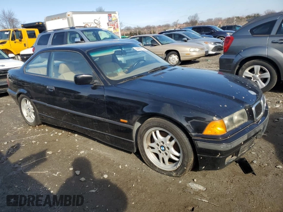 1997 BMW 3 Series 328is with VIN WBABG1323VET04177, listed as a Copart auction lot 44462755 with 166,108 mi miles and Clean Title. Bid and sale history available at carsss.com. Image 4.