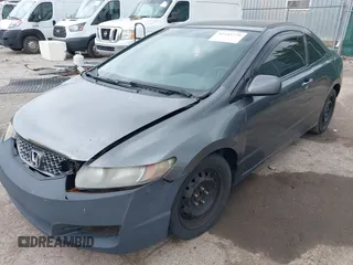2010 Honda Civic Cpe LX with VIN 2HGFG1B65AH525017, listed as a IAAI auction lot 42142779 with 0 mi miles. Bid and sale history available at carsss.com. Image 2.
