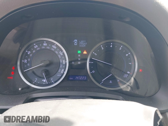 2012 Lexus IS 250 with VIN JTHCF5C28C5058353, listed as a IAAI auction lot 42096615 with 147,223 mi miles and . Bid and sale history available at DreamBid. Image 7.