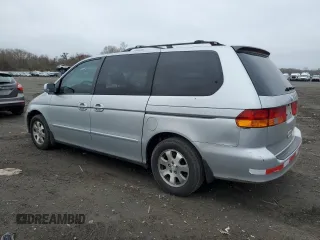 2003 Honda Odyssey EX-L z VIN 5FNRL18983B043014, wystawiony jako Copart lot #52568405 z przebiegiem 194 266 mil mil oraz Czysty tytuł • Clean title. Historia ofert i sprzedaży dostępna na DreamBid. Obrazek 2.