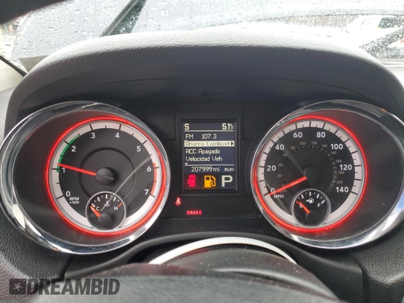 2012 Dodge Durango Citadel z VIN 1C4SDJET3CC282918, wystawiony jako Copart lot #51588995 z przebiegiem 207 999 mil mil oraz Szkoda całkowita • Salvage title. Historia ofert i sprzedaży dostępna na DreamBid. Obrazek 9.