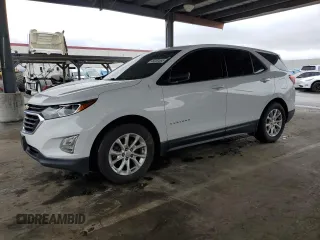 2018 Chevrolet Equinox LS with VIN 2GNAXHEV0J6301743, listed as a Copart auction lot 49280555 with Not Provided miles and Salvage Title. Bid and sale history available at DreamBid. Image 1.