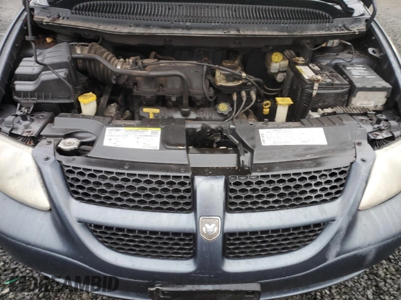 2002 Dodge Caravan SE with VIN 1B4GP24372B695494, listed as a Copart auction lot 43803375 with 0 mi miles and Salvage Title. Bid and sale history available at carsss.com. Image 13.