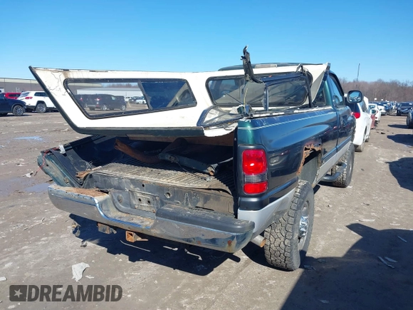 1998 Dodge Ram 2500 with VIN 3B7KF26ZXWM234788, listed as a IAAI auction lot 41811371 with 183,789 mi miles. Bid and sale history available at carsss.com. Image 4.