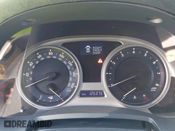 2007 Lexus IS 250 with VIN JTHBK262672056822, listed as a IAAI auction lot 42014362 with 125,375 mi miles and . Bid and sale history available at DreamBid. Image 7.
