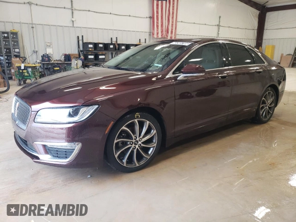 2019 Lincoln MKZ Reserve I with VIN 3LN6L5D99KR604085, listed as a Copart auction lot 45385785 with 39,143 mi miles and Clean Title. Bid and sale history available at carsss.com. Image 1.