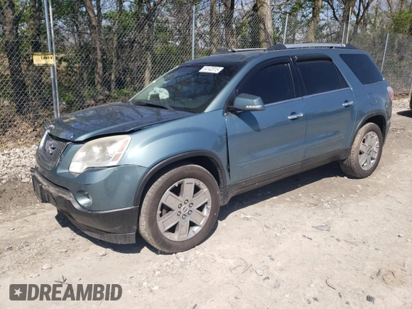 2010 GMC Acadia SLT2 with VIN 1GKLVNED1AJ119781, listed as a Copart auction lot 54142015 with 112,126 mi miles and Salvage title. Bid and sale history available at DreamBid. Image 1.