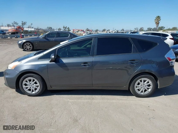 2014 Toyota Prius v Two with VIN JTDZN3EU9E3294185, listed as a IAAI auction lot 41647988 with 165,130 mi miles. Bid and sale history available at carsss.com. Image 14.