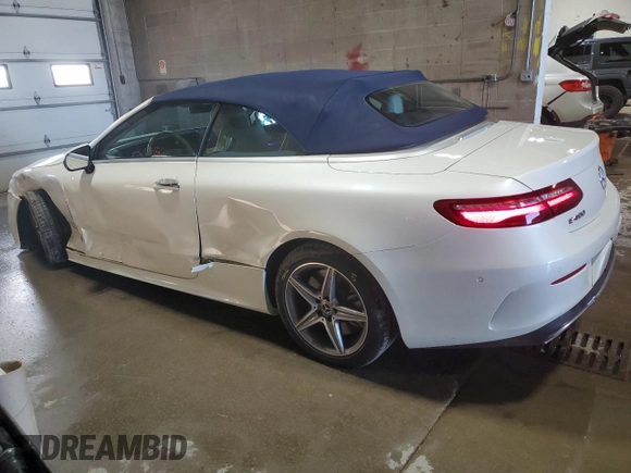 2018 Mercedes-Benz E-Class E 400 with VIN WDD1K6GB8JF039576, listed as a Copart auction lot 87210464 with 20,003 mi miles and Salvage Title. Bid and sale history available at carsss.com. Image 2.