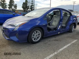 2016 Toyota Prius Four with VIN JTDKARFU1G3507499, listed as a Copart auction lot 52458735 with 86,917 mi miles and Salvage Title. Bid and sale history available at carsss.com. Image 1.