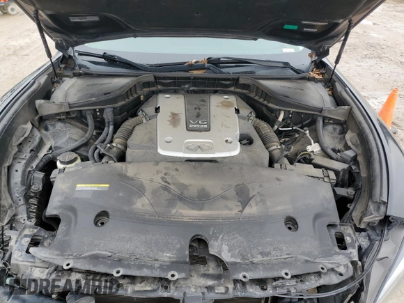 2018 Infiniti Q70 Luxe with VIN JN1BY1ARXJM220246, listed as a Copart auction lot 43276115 with 133,292 mi miles and Salvage title. Bid and sale history available at DreamBid. Image 11.