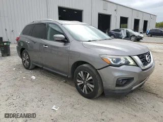 2017 Nissan Pathfinder SV with VIN 5N1DR2MN6HC665578, listed as a Copart auction lot 50237865 with 124,018 mi miles and Salvage Title. Bid and sale history available at carsss.com. Image 4.