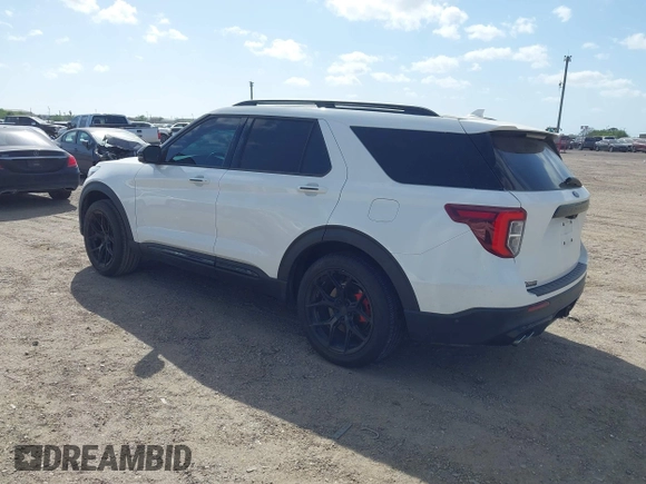 2021 Ford Explorer ST z VIN 1FM5K8GCXMGA81385, wystawiony jako IAAI lot #41828212 z przebiegiem 66 477 mil mil oraz . Historia ofert i sprzedaży dostępna na DreamBid. Obrazek 3.