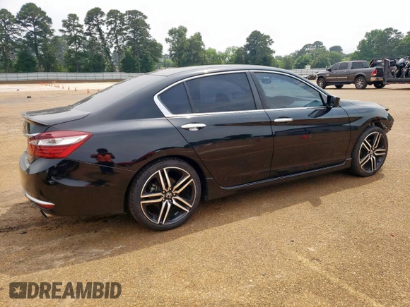 2016 Honda Accord Sport z VIN 1HGCR2F51GA186865, wystawiony jako Copart lot #57423315 z przebiegiem 98 103 mil mil oraz Szkoda całkowita • Salvage title. Historia ofert i sprzedaży dostępna na DreamBid. Obrazek 3.