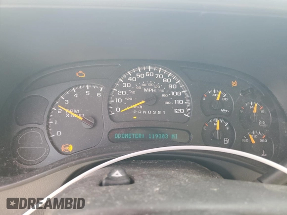 2006 Chevrolet Tahoe LT z VIN 1GNEC13Z36R133165, wystawiony jako Copart lot #50787575 z przebiegiem 119 303 mil mil oraz Szkoda całkowita • Salvage title. Historia ofert i sprzedaży dostępna na DreamBid. Obrazek 9.