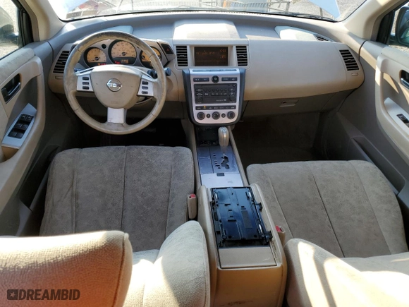 2005 Nissan Murano S with VIN JN8AZ08W15W408549, listed as a Copart auction lot 81789094 with 91,840 mi miles and Salvage Title. Bid and sale history available at carsss.com. Image 8.