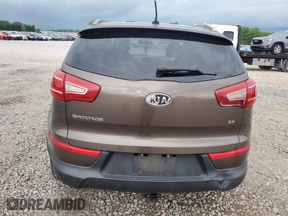 2011 Kia Sportage EX with VIN KNDPC3A29B7019583, listed as a Copart auction lot 54340295 with 175,516 mi miles and Salvage title. Bid and sale history available at DreamBid. Image 6.