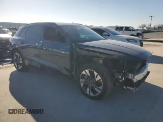 2023 Audi e-tron Premium with VIN WA1AAAGE0PB011503, listed as a Copart auction lot 46042595 with 17,440 mi miles and Salvage Title. Bid and sale history available at DreamBid. Image 4.