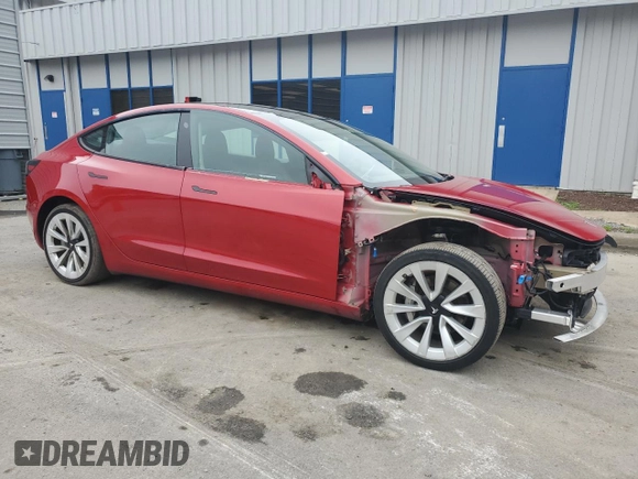2023 Tesla Model 3 with VIN 5YJ3E1EA6PF437390, listed as a Copart auction lot 62825135 with 115,121 mi miles and Clean title. Bid and sale history available at DreamBid. Image 4.