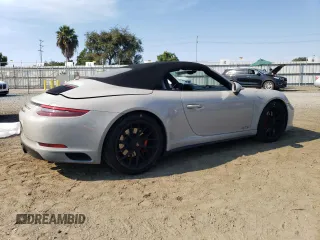 2018 Porsche 911 Carrera S with VIN WP0CB2A98JS147091, listed as a Copart auction lot 70023914 with 49,850 mi miles and Salvage Title. Bid and sale history available at carsss.com. Image 3.