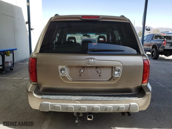 2003 Honda Pilot EX with VIN 2HKYF18503H565251, listed as a Copart auction lot 47386935 with 237,919 mi miles and Clean Title. Bid and sale history available at carsss.com. Image 6.