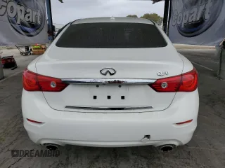2015 Infiniti Q50 Sport with VIN JN1BV7AP3FM353836, listed as a Copart auction lot 54265965 with 101,602 mi miles and Salvage title. Bid and sale history available at DreamBid. Image 6.
