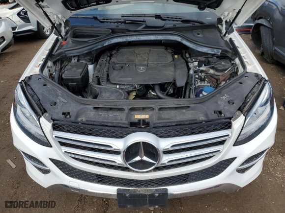 2017 Mercedes-Benz GLE with VIN 4JGDA5HB0HA940205, listed as a Copart auction lot 49851325 with 44,298 mi miles and Salvage Title. Bid and sale history available at carsss.com. Image 11.