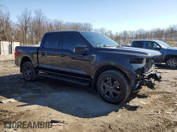 2023 Ford F-150 XL with VIN 1FTFW1E88PKE75844, listed as a Copart auction lot 47406135 with 19,471 mi miles and Salvage Title. Bid and sale history available at carsss.com. Image 4.