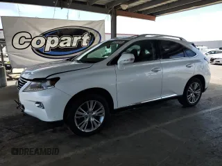 2014 Lexus RX 350 with VIN 2T2BK1BA6EC248972, listed as a Copart auction lot 62478515 with 124,188 mi miles and Salvage title. Bid and sale history available at DreamBid. Image 1.