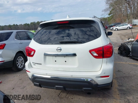 2020 Nissan Pathfinder S with VIN 5N1DR2AN4LC593664, listed as a IAAI auction lot 41589398 with 55,823 mi miles. Bid and sale history available at carsss.com. Image 16.