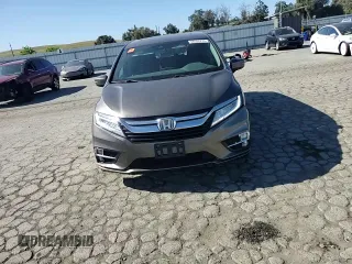 2020 Honda Odyssey Elite with VIN 5FNRL6H96LB037046, listed as a Copart auction lot 56552475 with 51,363 mi miles and Salvage title. Bid and sale history available at DreamBid. Image 14.