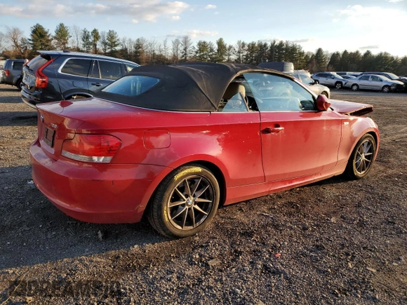 2010 BMW 1 Series 128i with VIN WBAUL7C54AVJ77712, listed as a Copart auction lot 83158294 with Not provided miles and Salvage title. Bid and sale history available at DreamBid. Image 3.