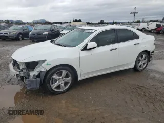 2012 Acura TSX Tech Pkg with VIN JH4CU2F65CC010274, listed as a Copart auction lot 43833645 with 124,911 mi miles and Salvage Title. Bid and sale history available at carsss.com. Image 1.