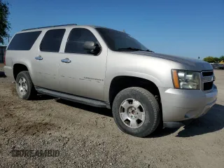 2008 Chevrolet Suburban 2LT with VIN 3GNFC16048G242593, listed as a Copart auction lot 52444085 with 205,159 mi miles and Salvage title. Bid and sale history available at DreamBid. Image 4.