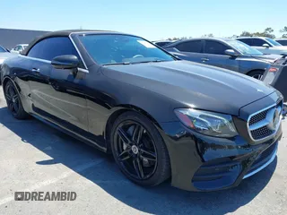 2018 Mercedes-Benz E 400 with VIN WDD1K6FB5JF028634, listed as a IAAI auction lot 42225329 with 35,217 mi miles and . Bid and sale history available at DreamBid. Image 1.