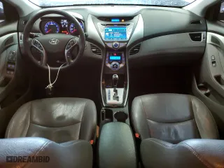 2013 Hyundai Elantra GLS PZEV with VIN KMHDH4AE2DU992373, listed as a Copart auction lot 51238635 with 117,561 mi miles and Salvage Title. Bid and sale history available at carsss.com. Image 8.