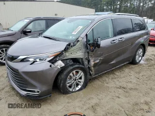 2022 Toyota Sienna Platinum z VIN 5TDESKFC1NS042162, wystawiony jako Copart lot #44029444 z przebiegiem 30 734 mil mil oraz . Historia ofert i sprzedaży dostępna na DreamBid. Obrazek 1.