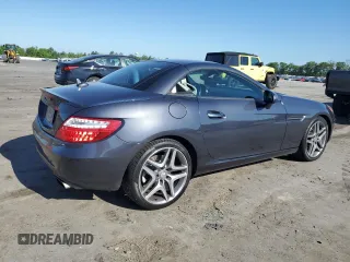 2015 Mercedes-Benz SLK-Class SLK 250 with VIN WDDPK4HA9FF101515, listed as a Copart auction lot 53091124 with 91,807 mi miles. Bid and sale history available at carsss.com. Image 3.
