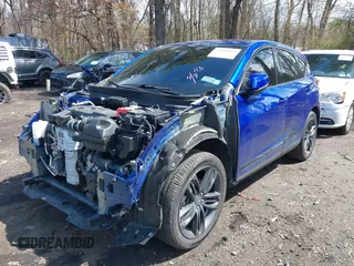 2022 Acura RDX w/A-Spec Package with VIN 5J8TC2H68NL012686, listed as a IAAI auction lot 42018498 with 33,308 mi miles. Bid and sale history available at carsss.com. Image 6.