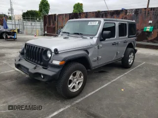 2021 Jeep Wrangler Unlimited Willys with VIN 1C4HJXDN2MW515423, listed as a Copart auction lot 55678745 with 42,169 mi miles and Salvage Title. Bid and sale history available at DreamBid. Image 1.