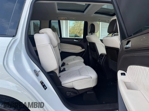 2019 Mercedes-Benz GLS 550 with VIN 4JGDF7DE4KB222512, listed as a Copart auction lot 54090065 with 38,005 mi miles and Salvage title. Bid and sale history available at DreamBid. Image 6.