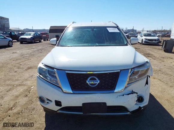 2016 Nissan Pathfinder Platinum with VIN 5N1AR2MM6GC610685, listed as a IAAI auction lot 41762845 with 144,808 mi miles. Bid and sale history available at carsss.com. Image 13.