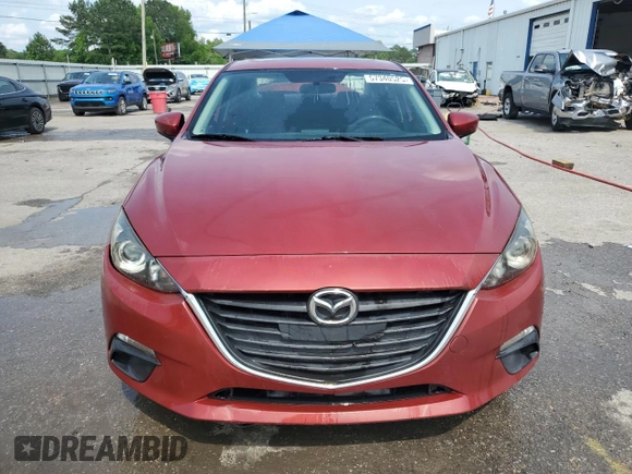 2014 Mazda 3 i Touring with VIN JM1BM1V70E1158736, listed as a Copart auction lot 57340525 with 160,932 mi miles and Salvage title. Bid and sale history available at DreamBid. Image 5.