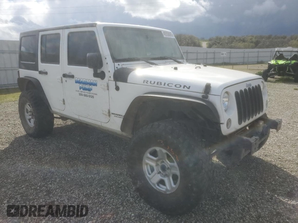 2016 Jeep Wrangler Unlimited Rubicon with VIN 1C4BJWFG1GL229485, listed as a Copart auction lot 49350065 with 75,039 mi miles and Salvage Title. Bid and sale history available at carsss.com. Image 4.